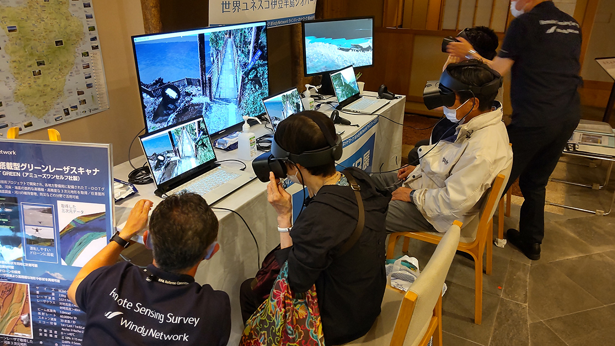 「土木の日」イベントに3D点群VRを出展