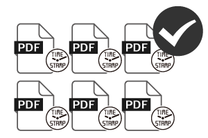 PDFデータに変更が ないか一括検証