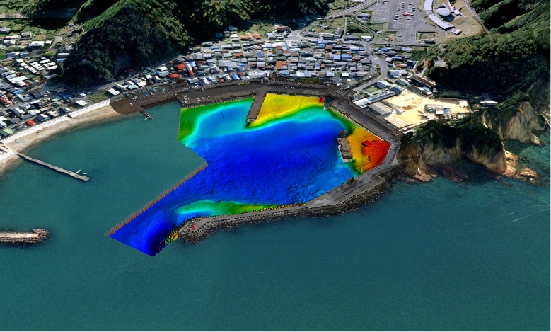 港湾施設3次元点群モデル化